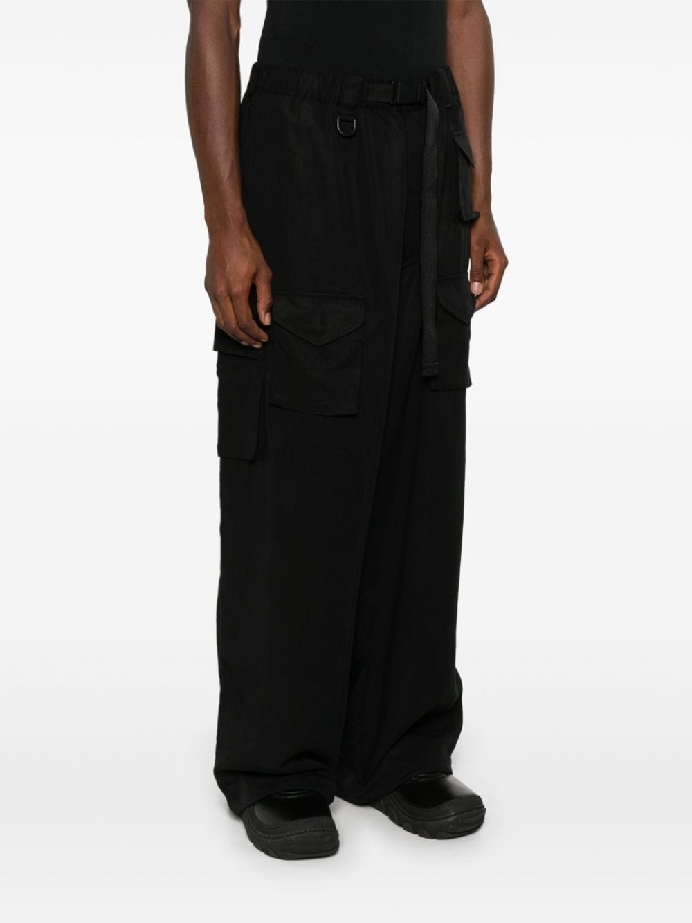 twill cargo pants - 3