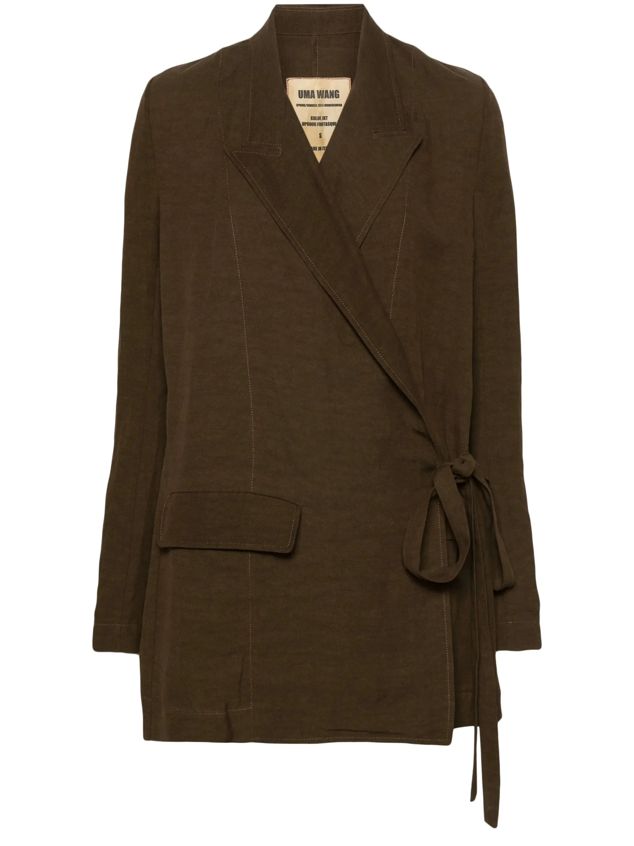 Uma Wang Khloe Peak-lapels Jacket - 1