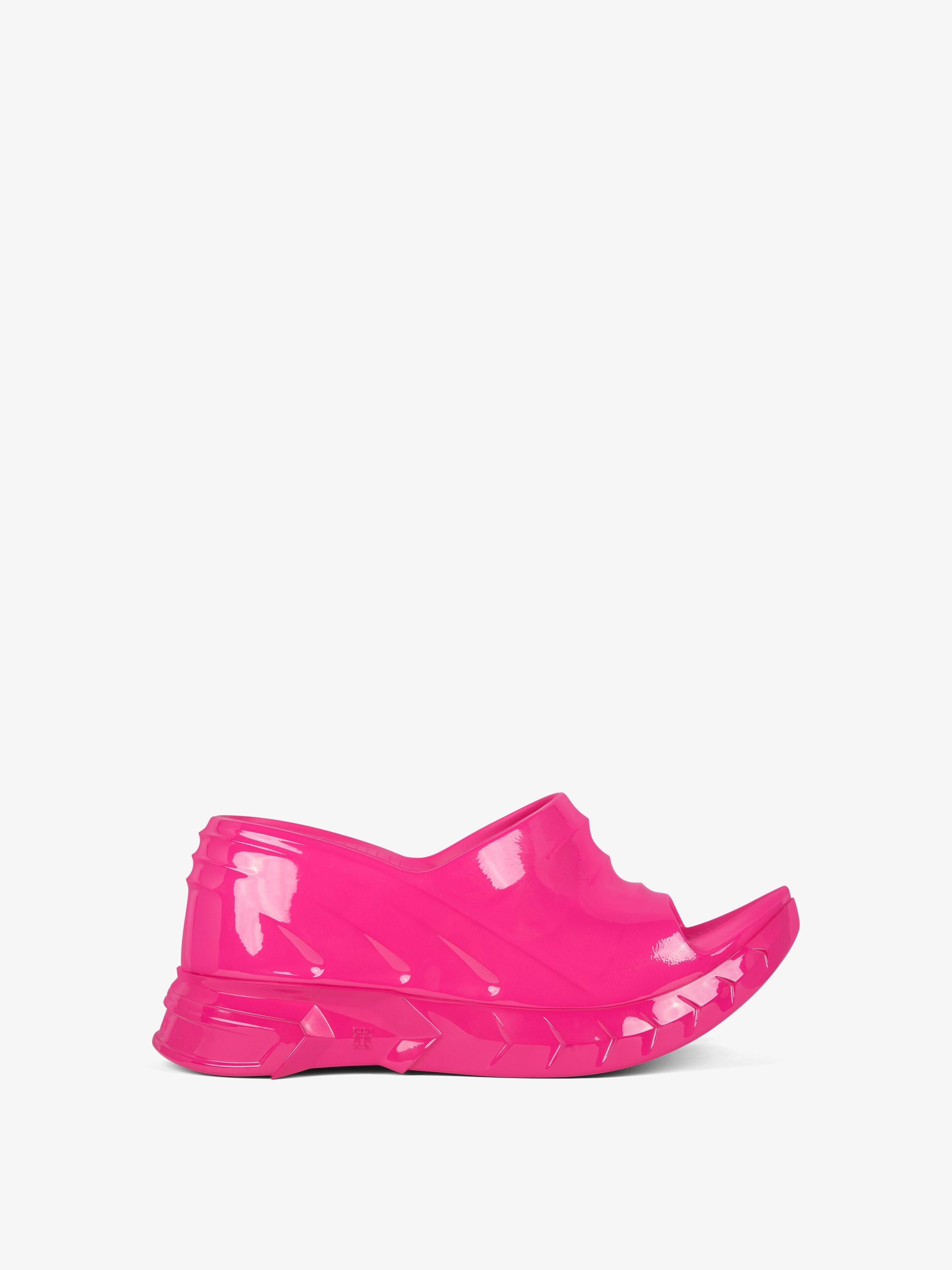 Givenchy MARSHMALLOW WEDGE SANDALS IN RUBBER | REVERSIBLE