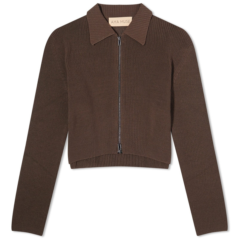 Aya Muse Musa Textured Zip Cardigan 1