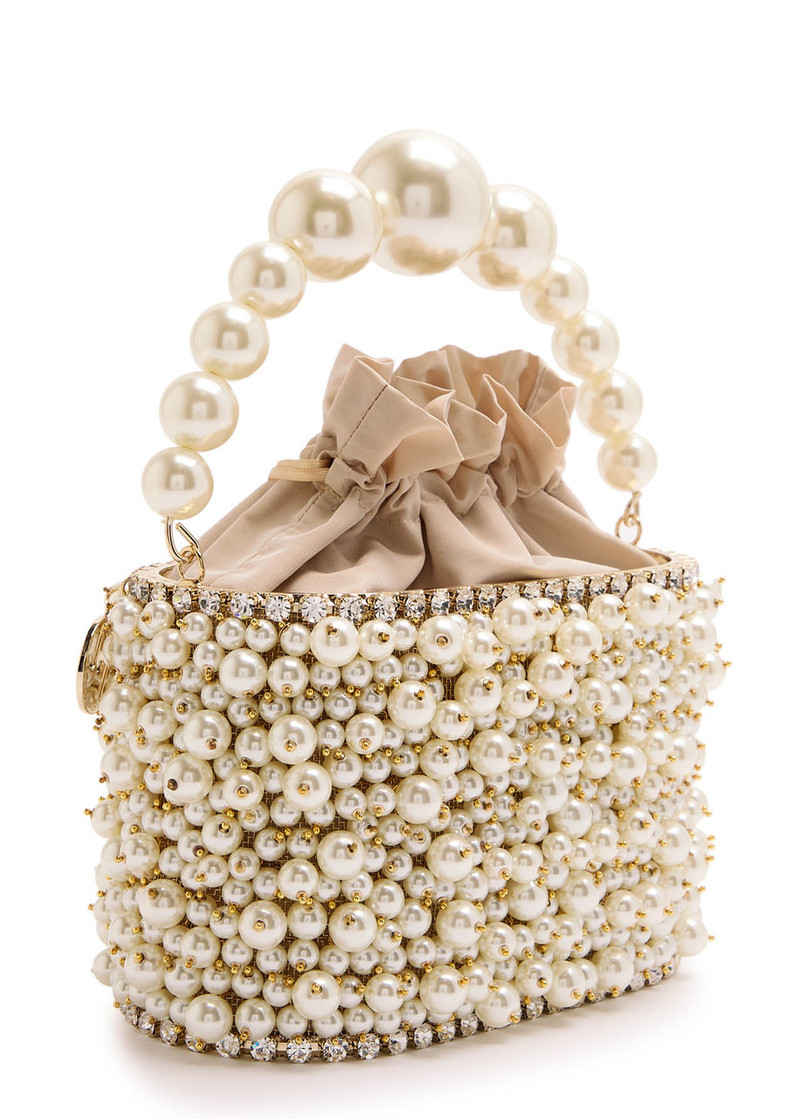 Rosantica Rosantica Holli Osiris Faux Pearl-embellished top Handle bag outlook