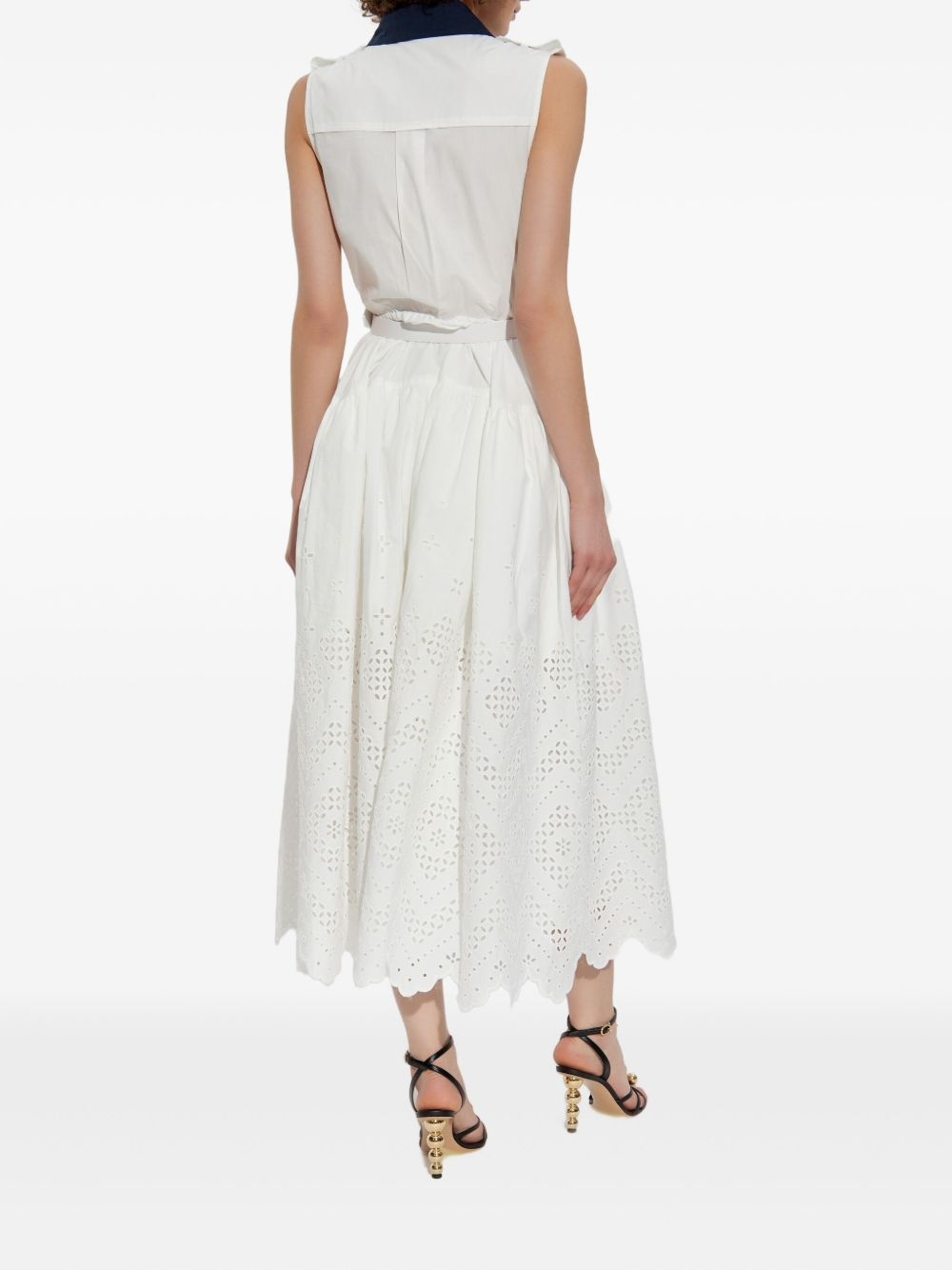 belted midi dress - 4