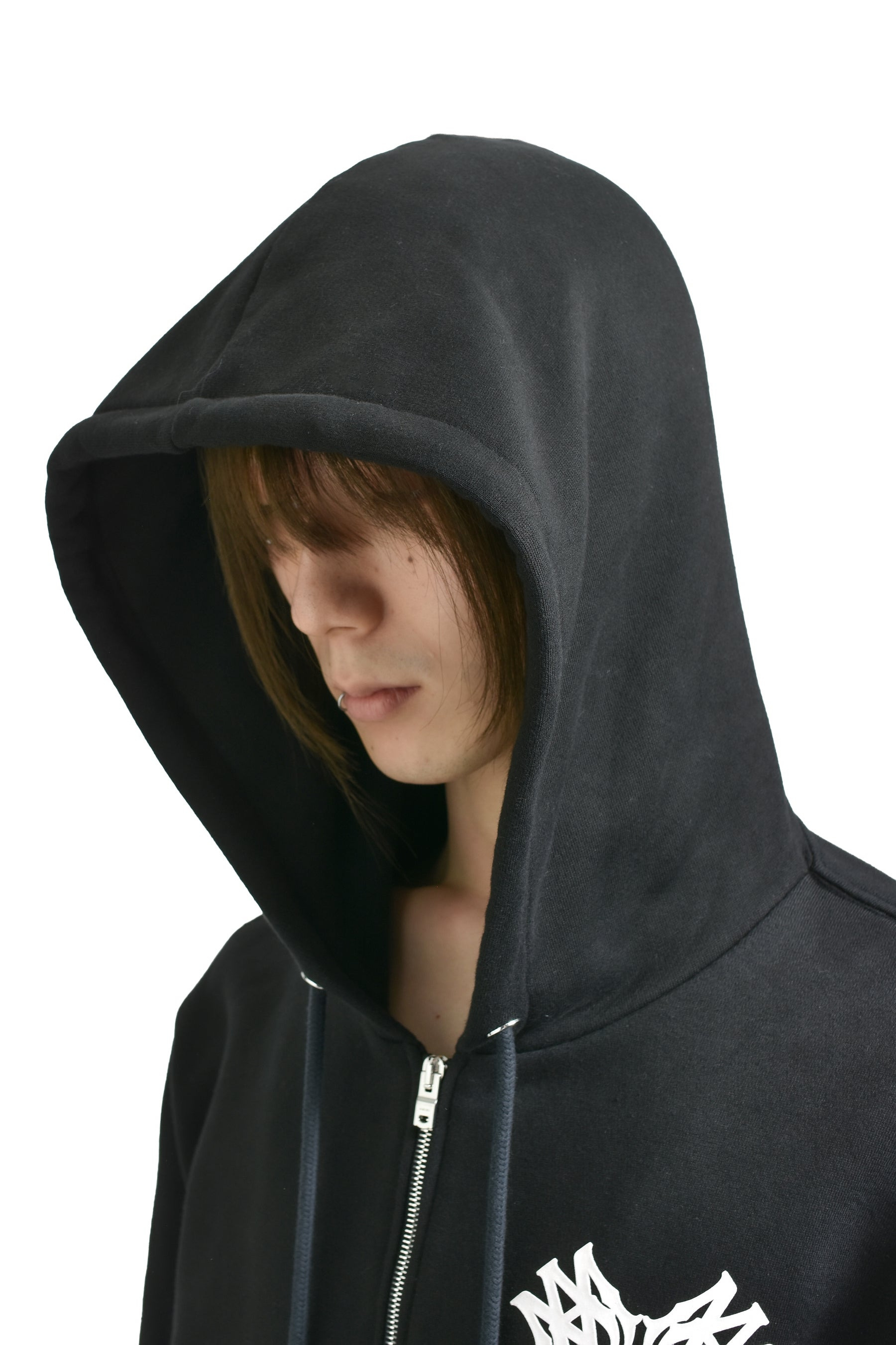 MA QUAD ZIP UP HOODIE / BLK - 4