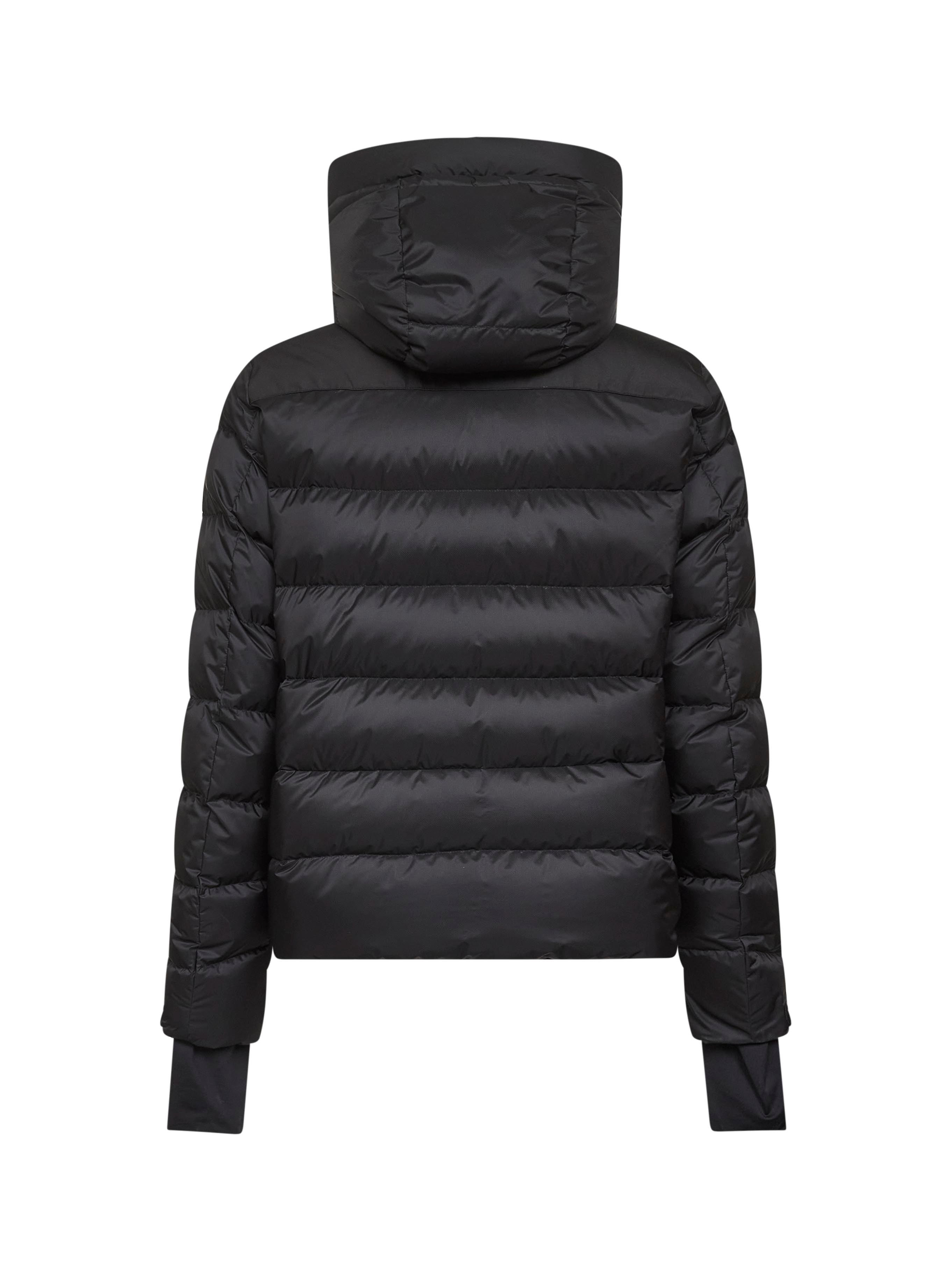 Black Camurac hooded ski jacket - 2