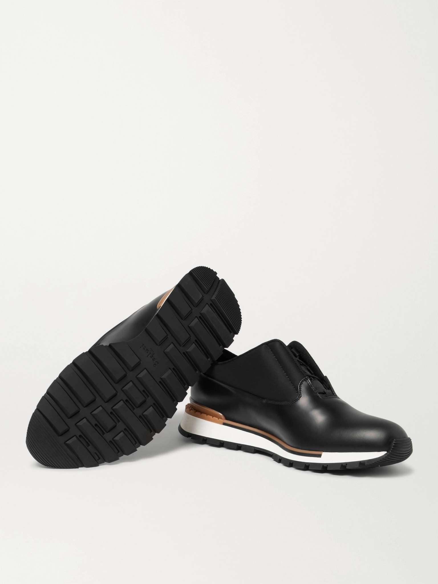 BERLUTI Fast Track Torino Leather and Shell Sneakers for Men