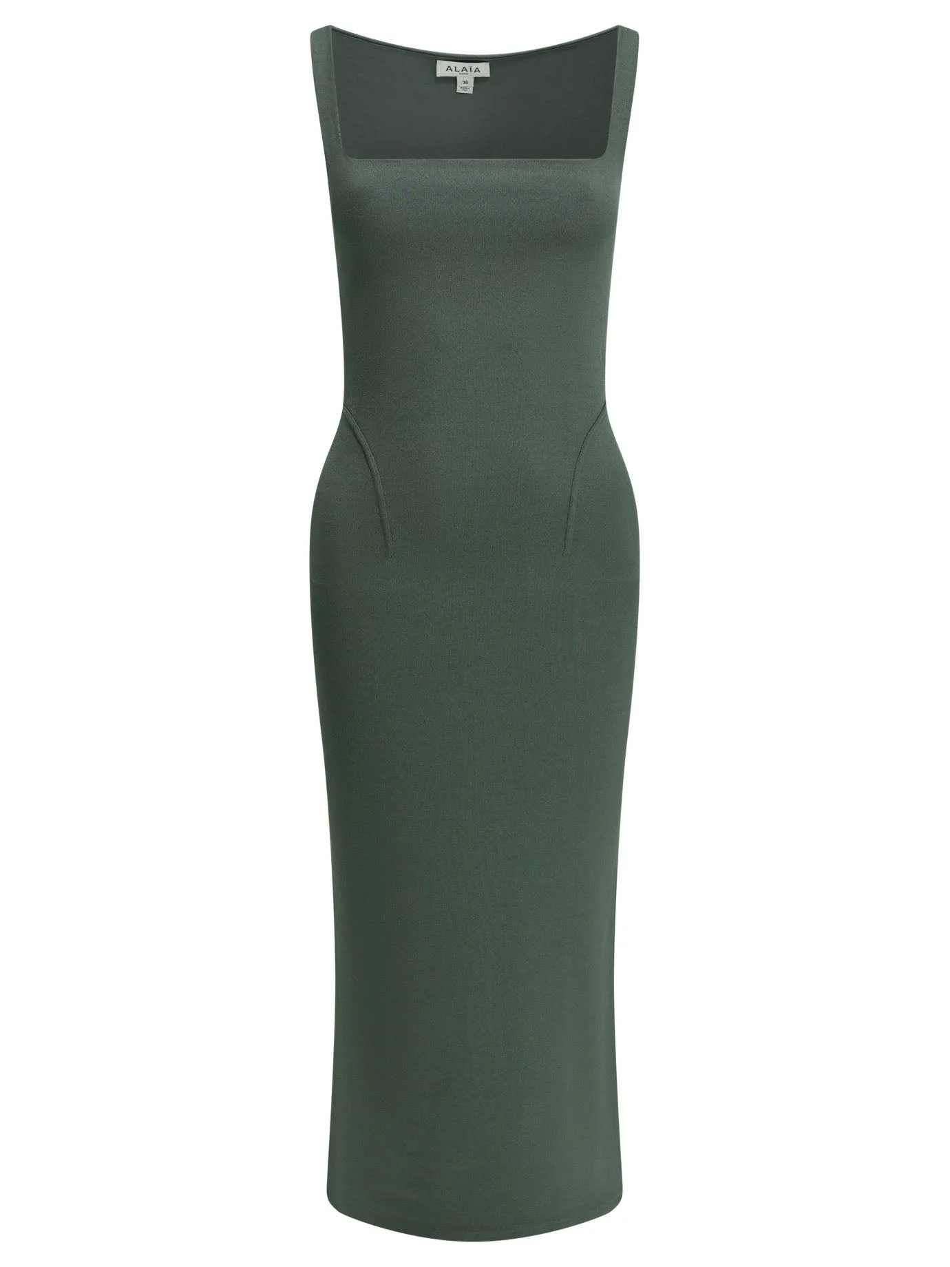 Alaïa Body Conscious Midi Dress Green Women - 1