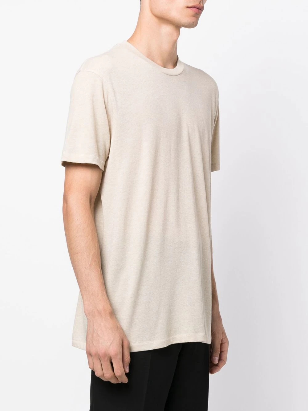 crew-neck cotton-blend T-shirt - 3