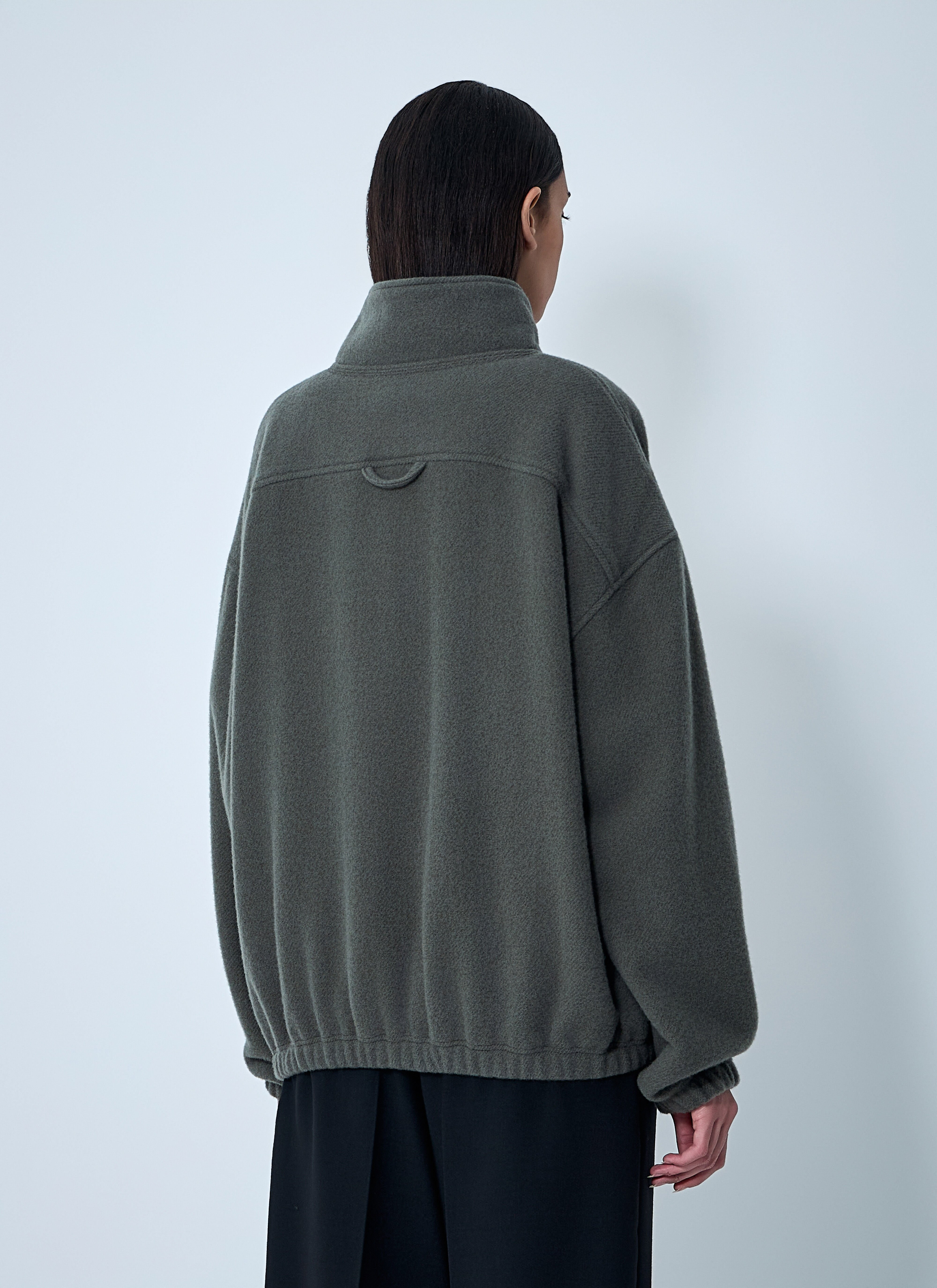 Zip-Up Fleece Sweatshirt - 4