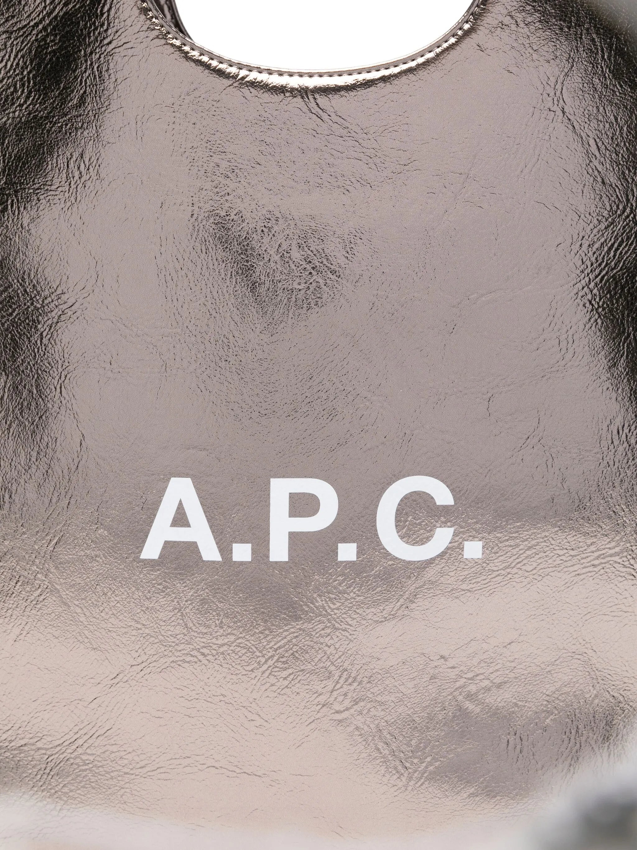 A.p.c. Small Ninon Metallic Logo Tote Bag - 2