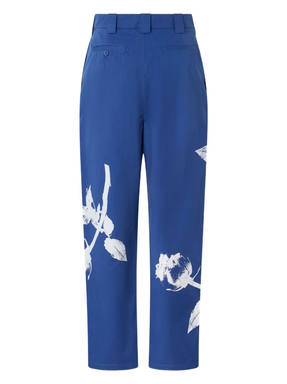 floral-print cotton pants - 2