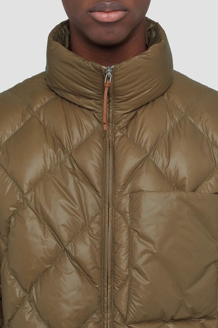 Quilted Down Jacket - 5
