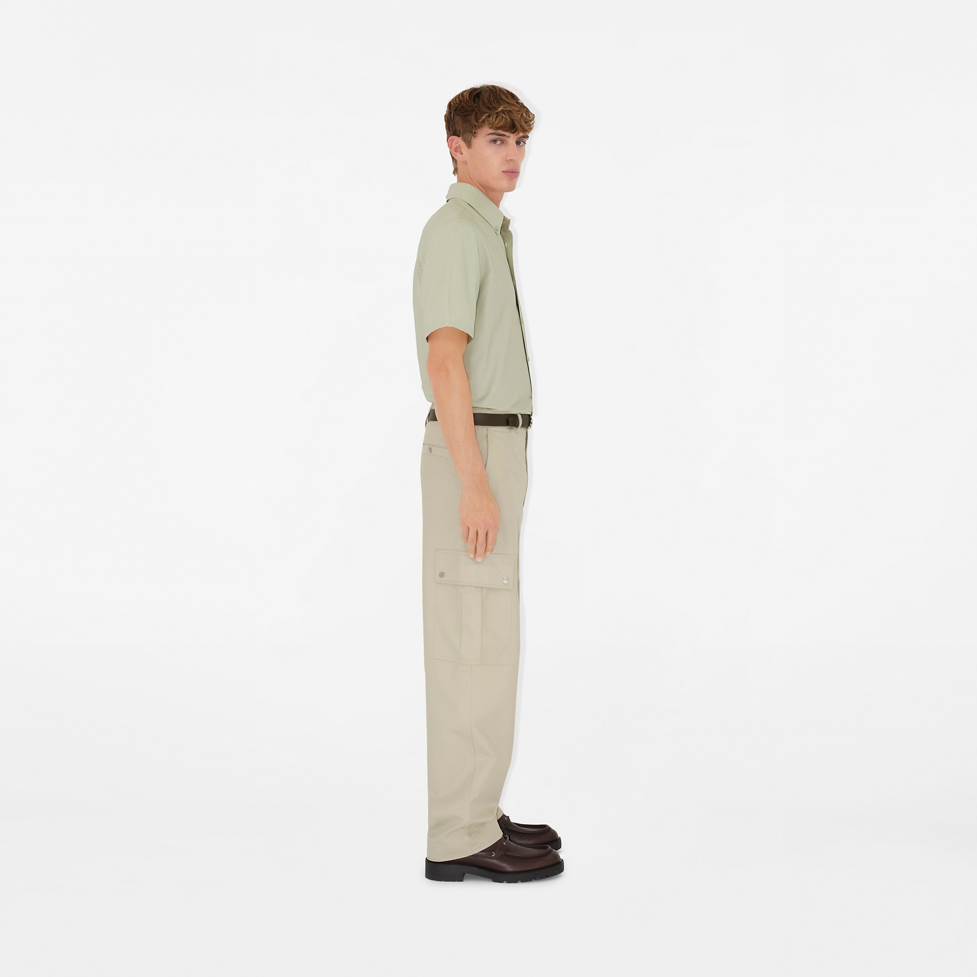 Relaxed Fit Cotton Oxford Shirt - 3