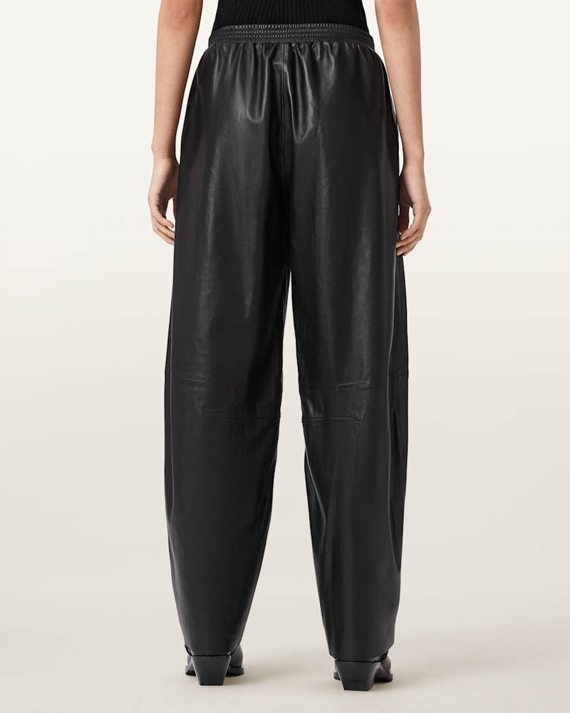 ETTA BARREL LEG LEATHER PANTS 6