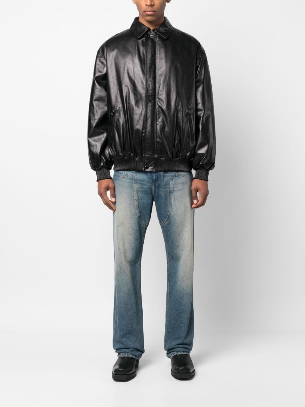 biker bomber jacket - 3