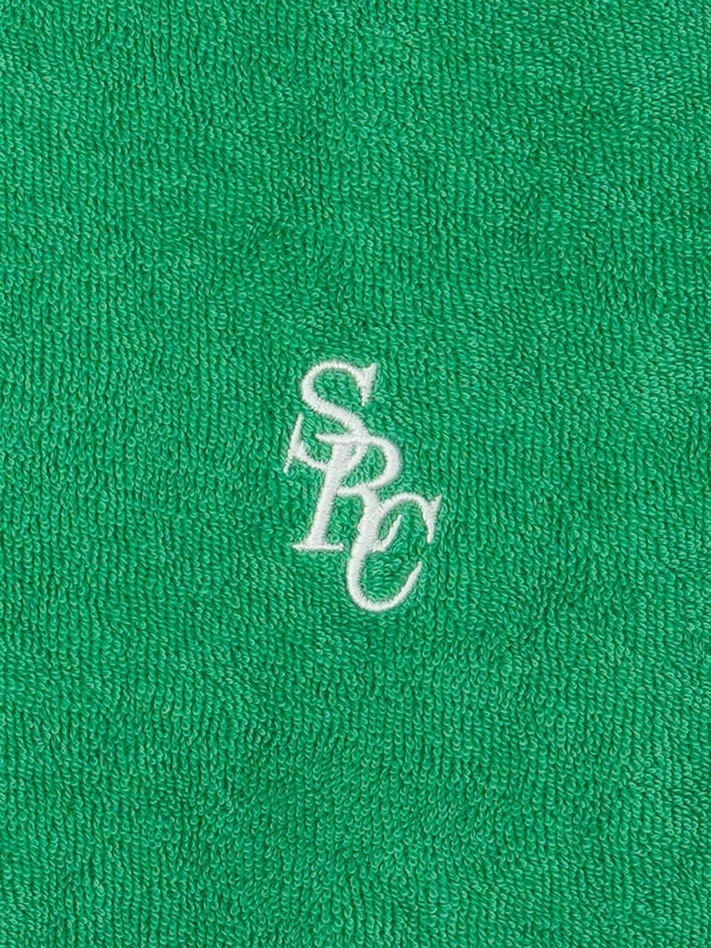 logo-embroidered cotton polo shirt - 5