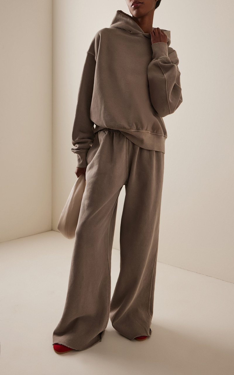 SLVRLAKE Cotton Wide Sweatpants dark grey outlook