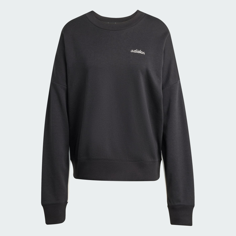 Seasonal Essentials Colorpop Sweatshirt with Embroidered Graphic 1
