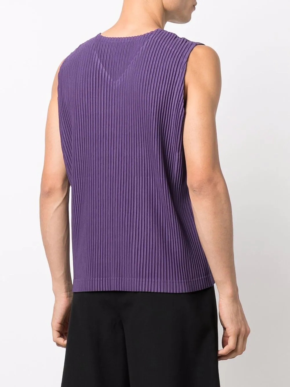 pleated lightweight tank top - 4