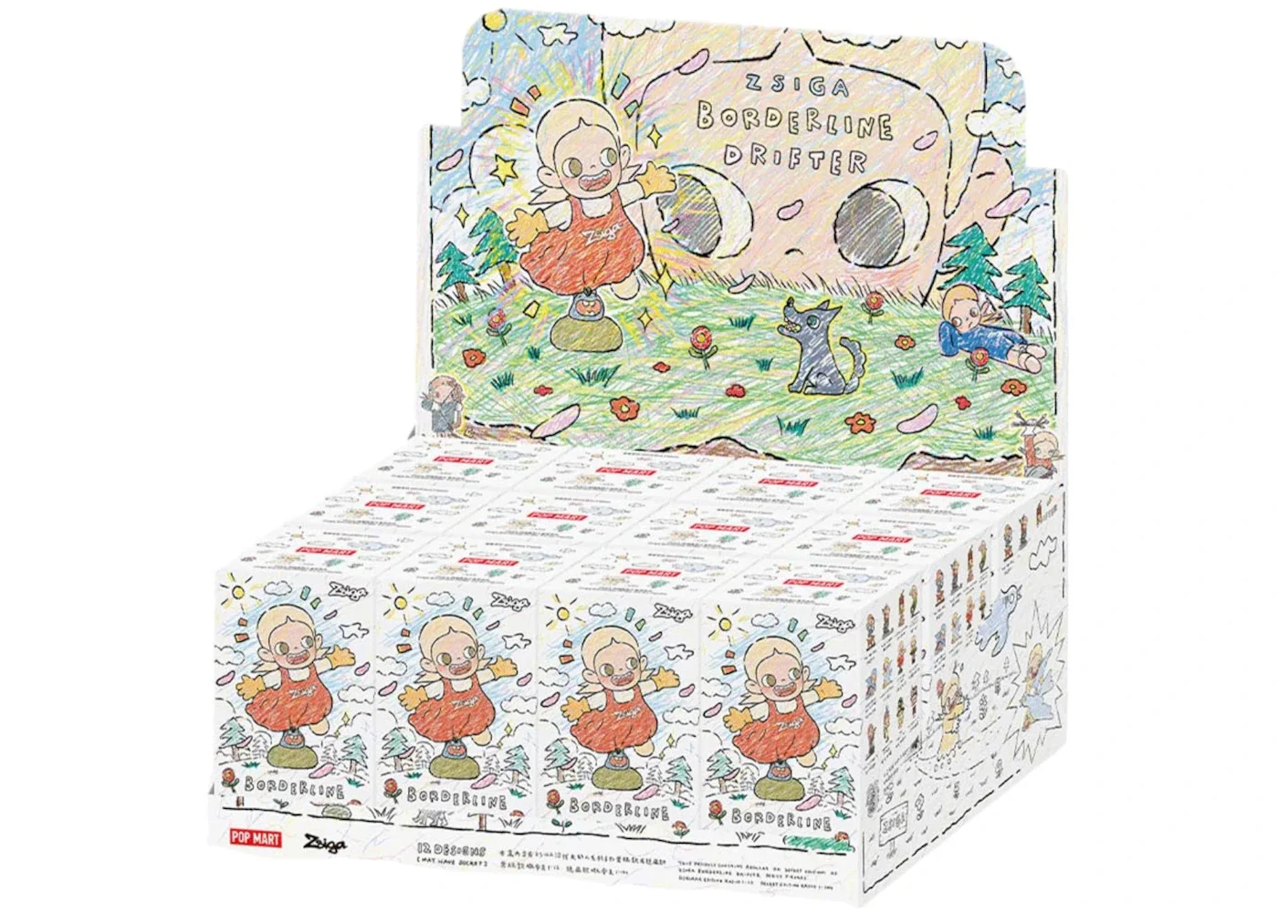 Pop Mart Zsiga Borderline Drifter Series Sealed Case (12 Blind Box) - 1