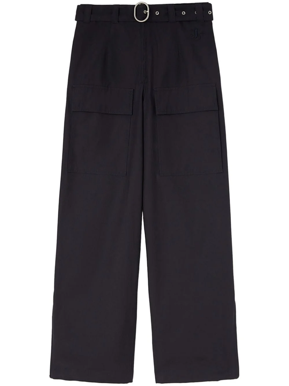 belted wide-leg trousers - 1