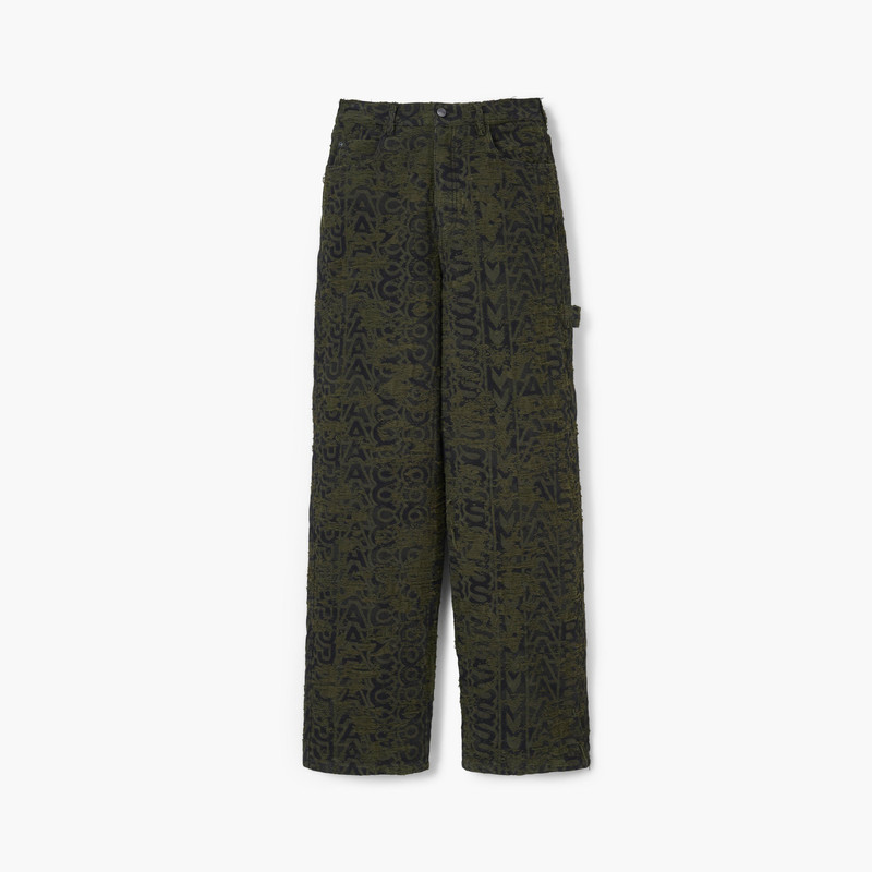 Marc Jacobs DISTRESSED MONOGRAM OVERSIZED JEAN outlook