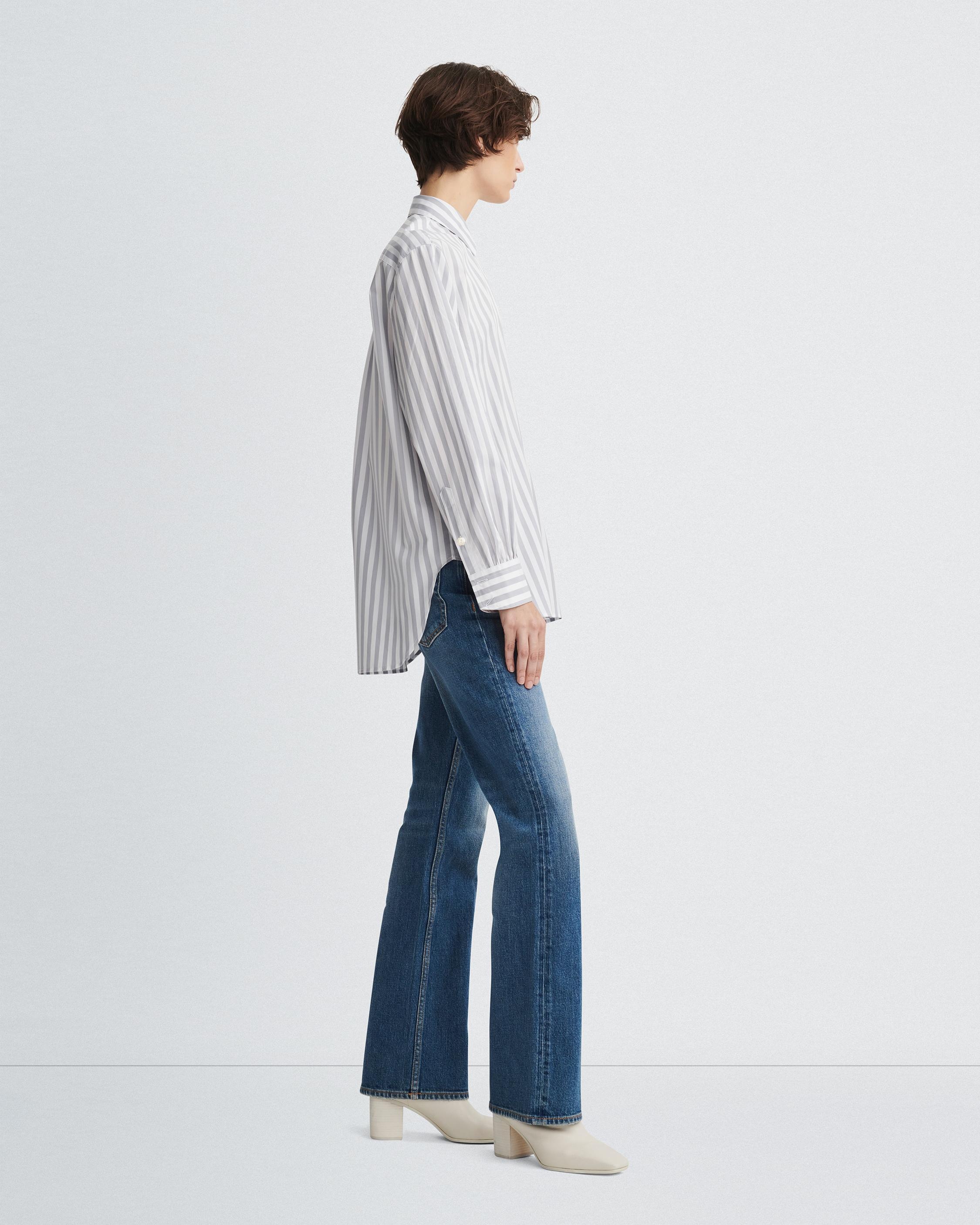 Maxine Cotton Poplin Shirt
Classic Fit Button Down - 5
