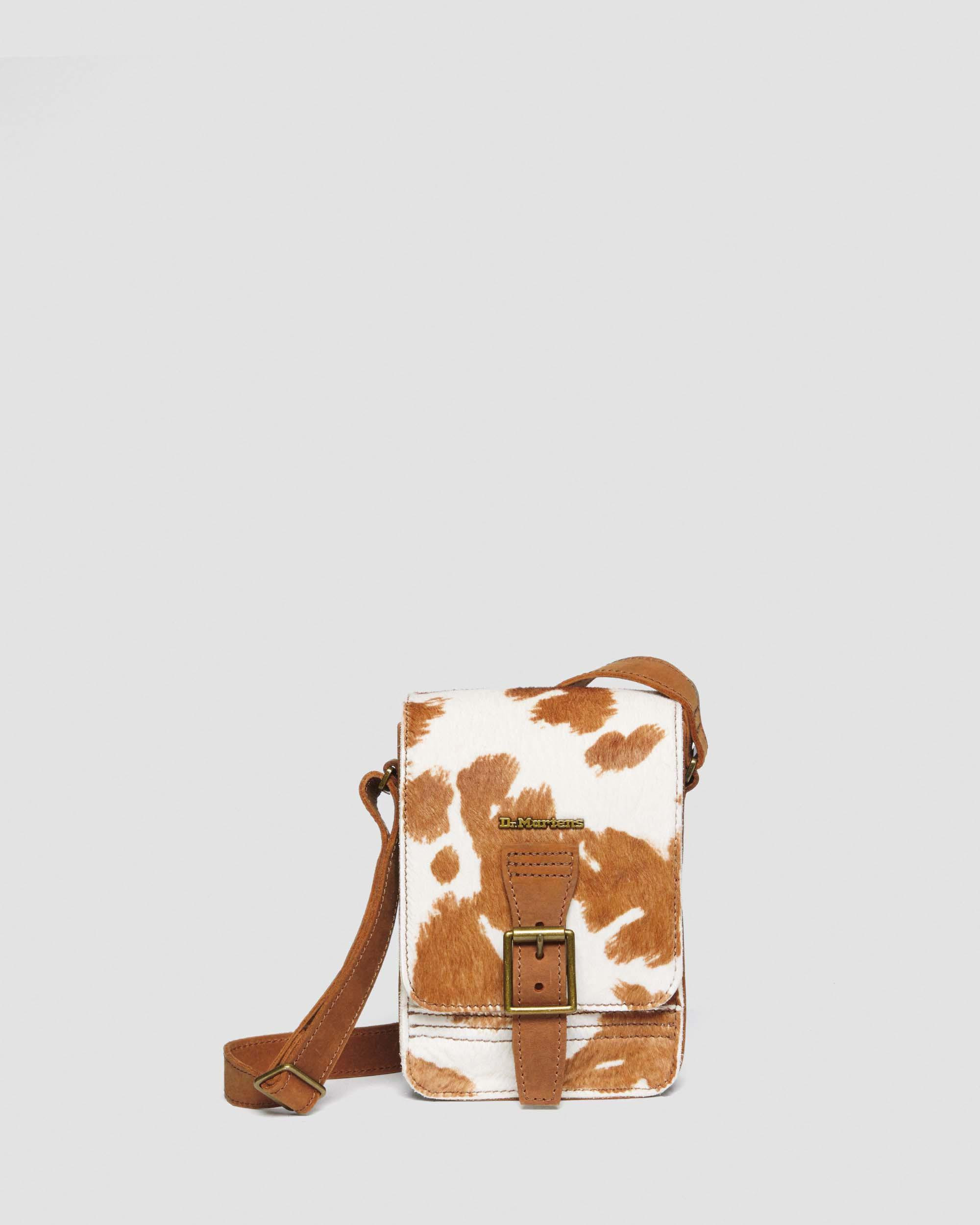Hair-On Cow Print Vertical Crossbody Bag - 1