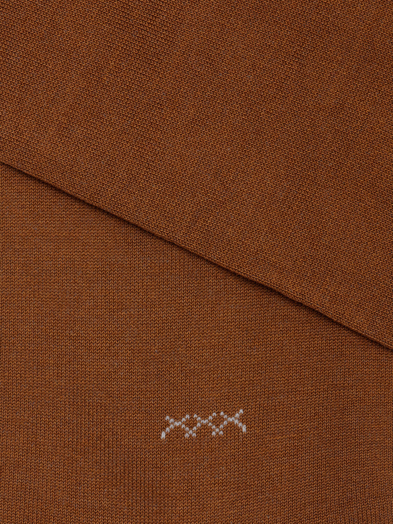 ZEGNA DARK FOLIAGE COTTON BLEND SOCKS outlook
