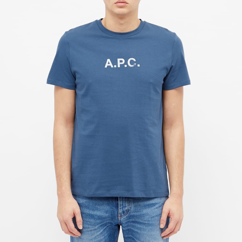 A.P.C. Stamp Logo Tee - 3