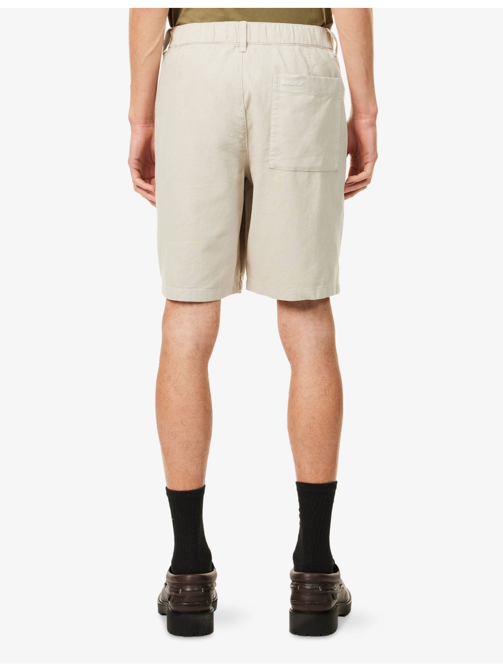 Patch-Pocket Relaxed-Fit Linen-Cotton Short - 4