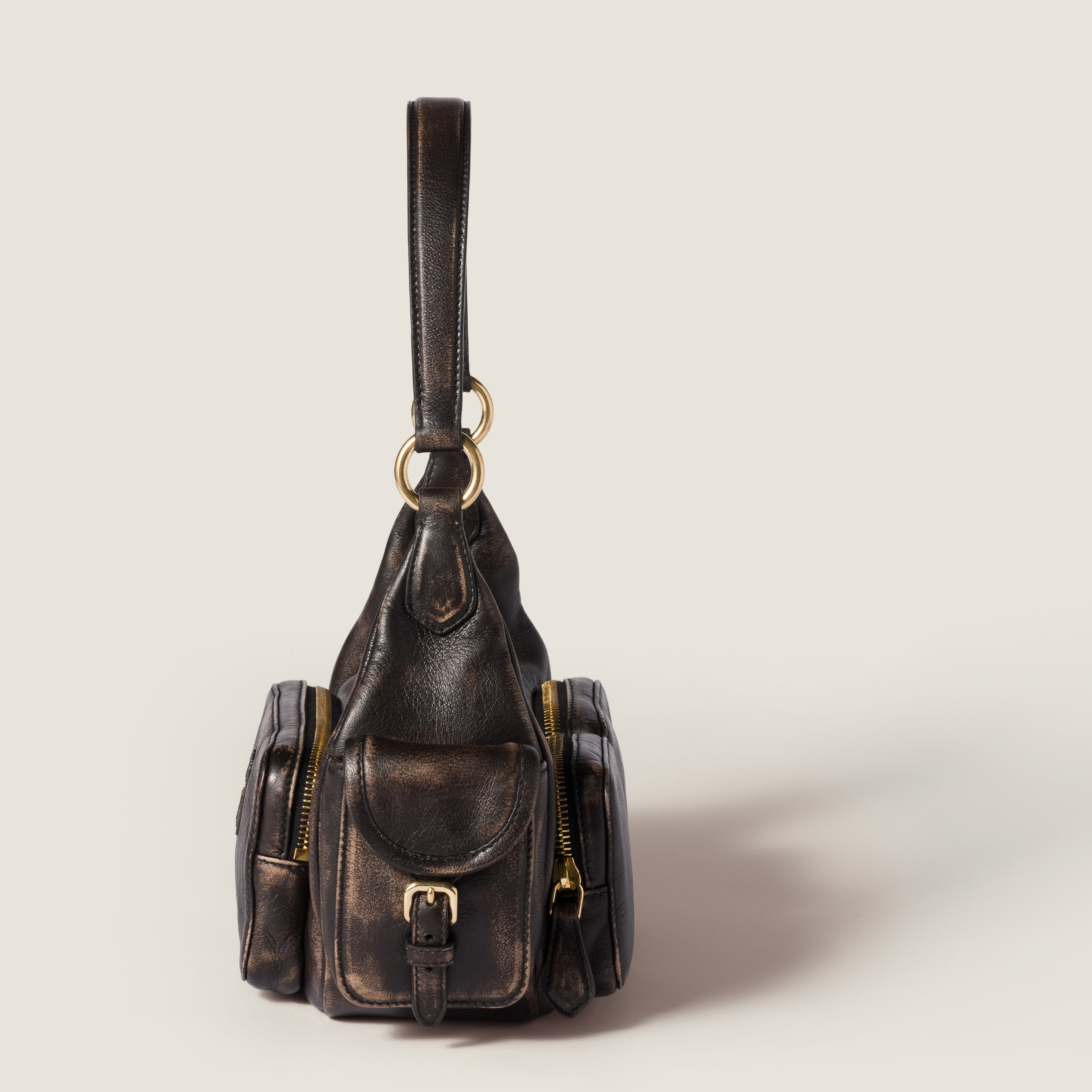 Pocket nappa leather bag - 5