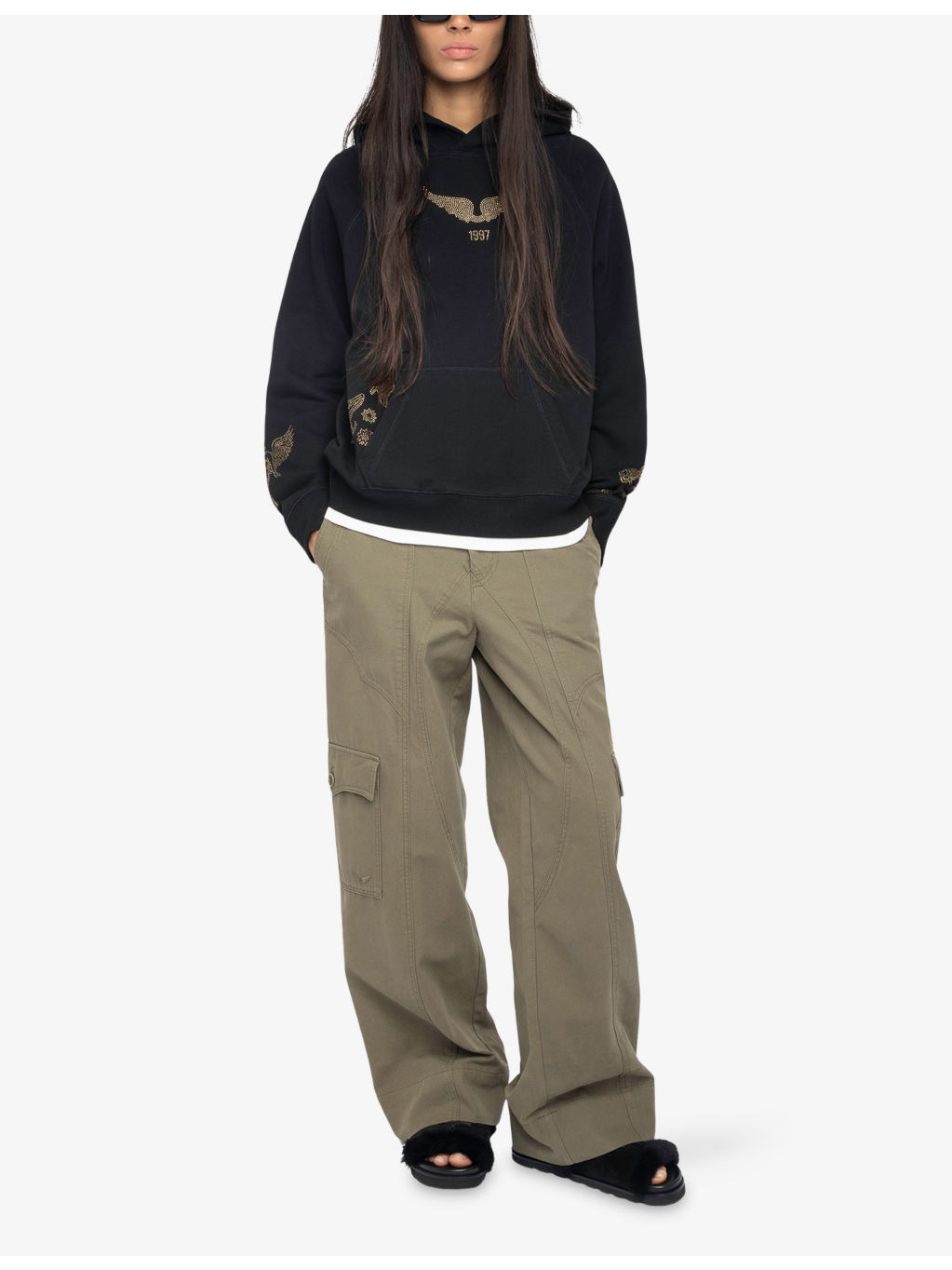 Georgy Branded Cotton-Jersey Hoody - 2