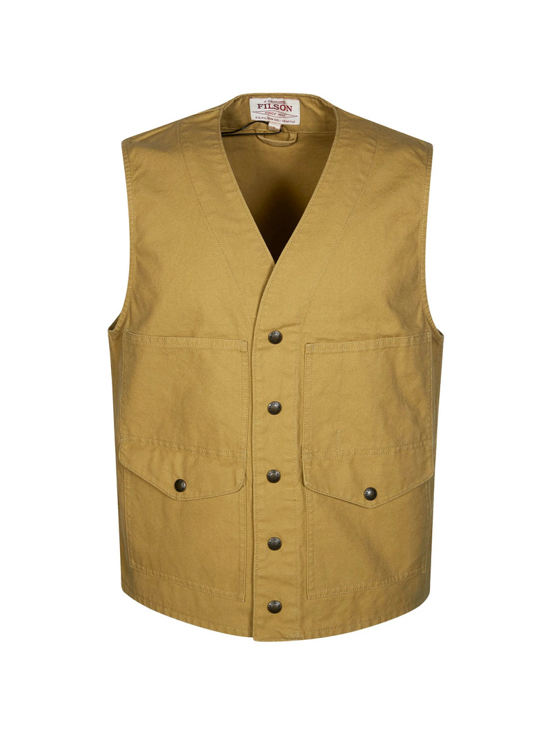 Filson Button Pocket Cotton Gilet 1