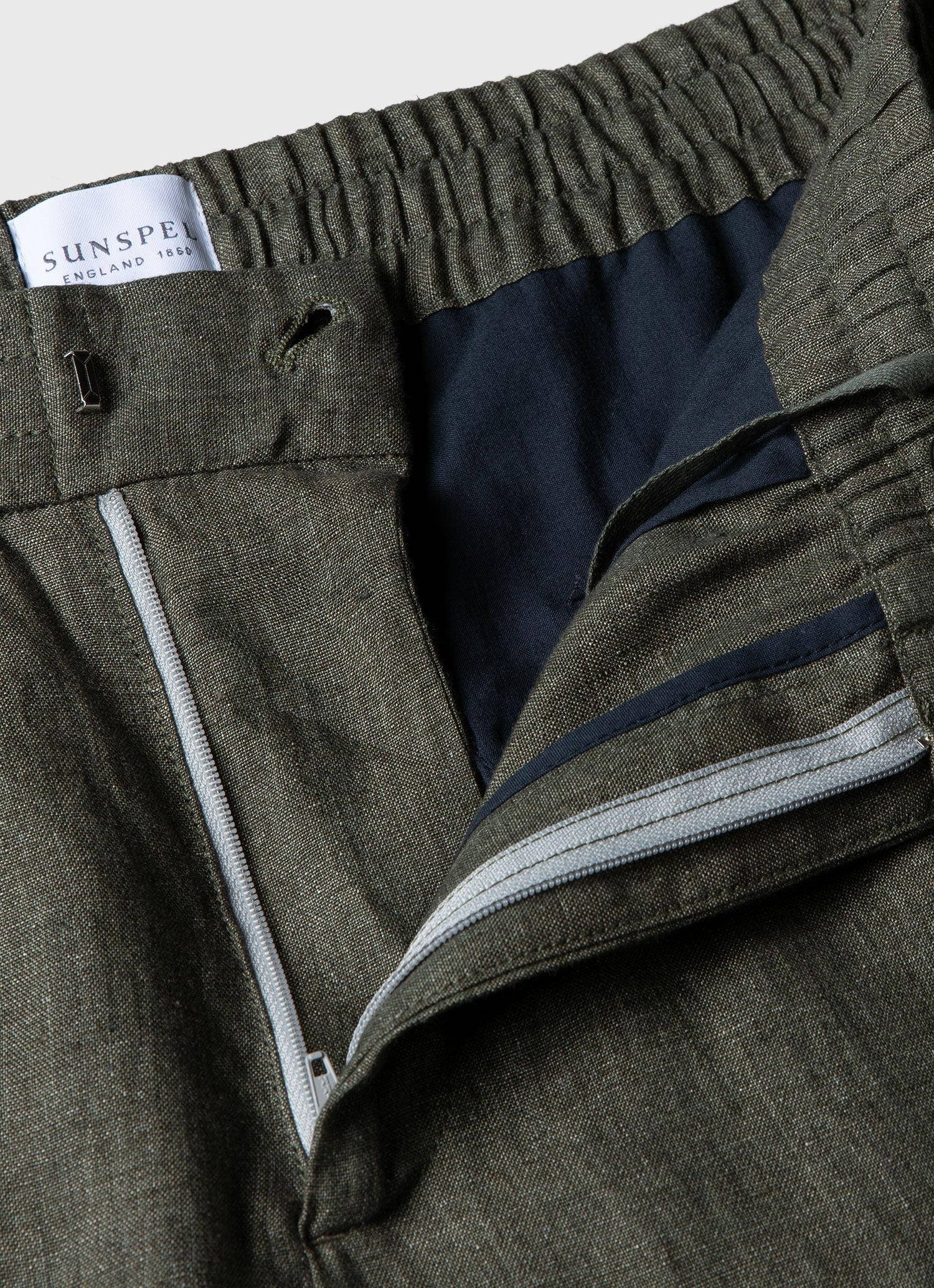 Linen Drawstring Trouser - 3