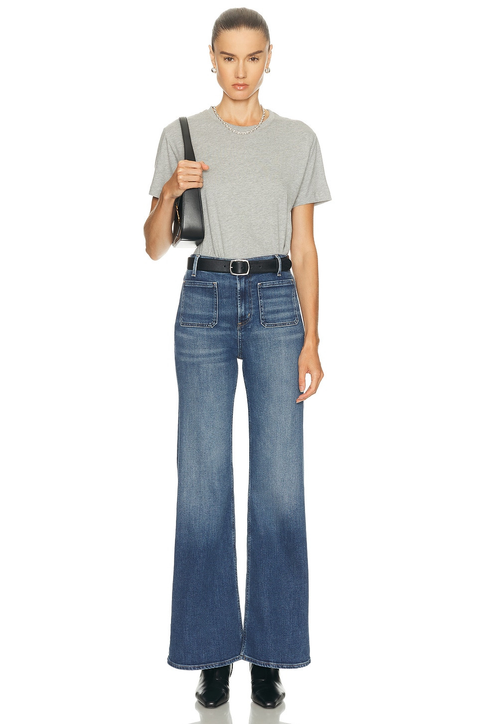 Kimberly Patch Pocket Flare Jeans - 5