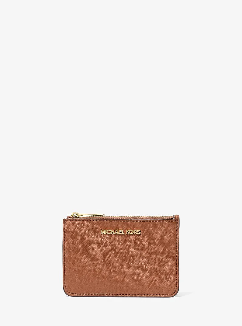 Jet Set Travel Small Saffiano Leather Coin Pouch - 1
