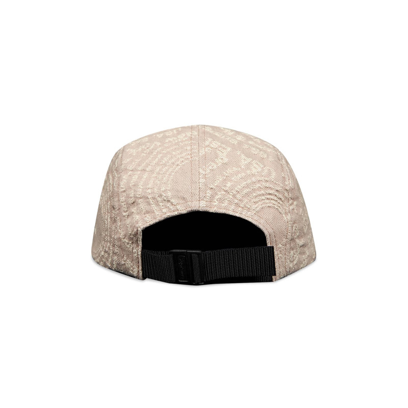 Supreme Supreme Circles Jacquard Denim Camp Cap 'Brown' outlook