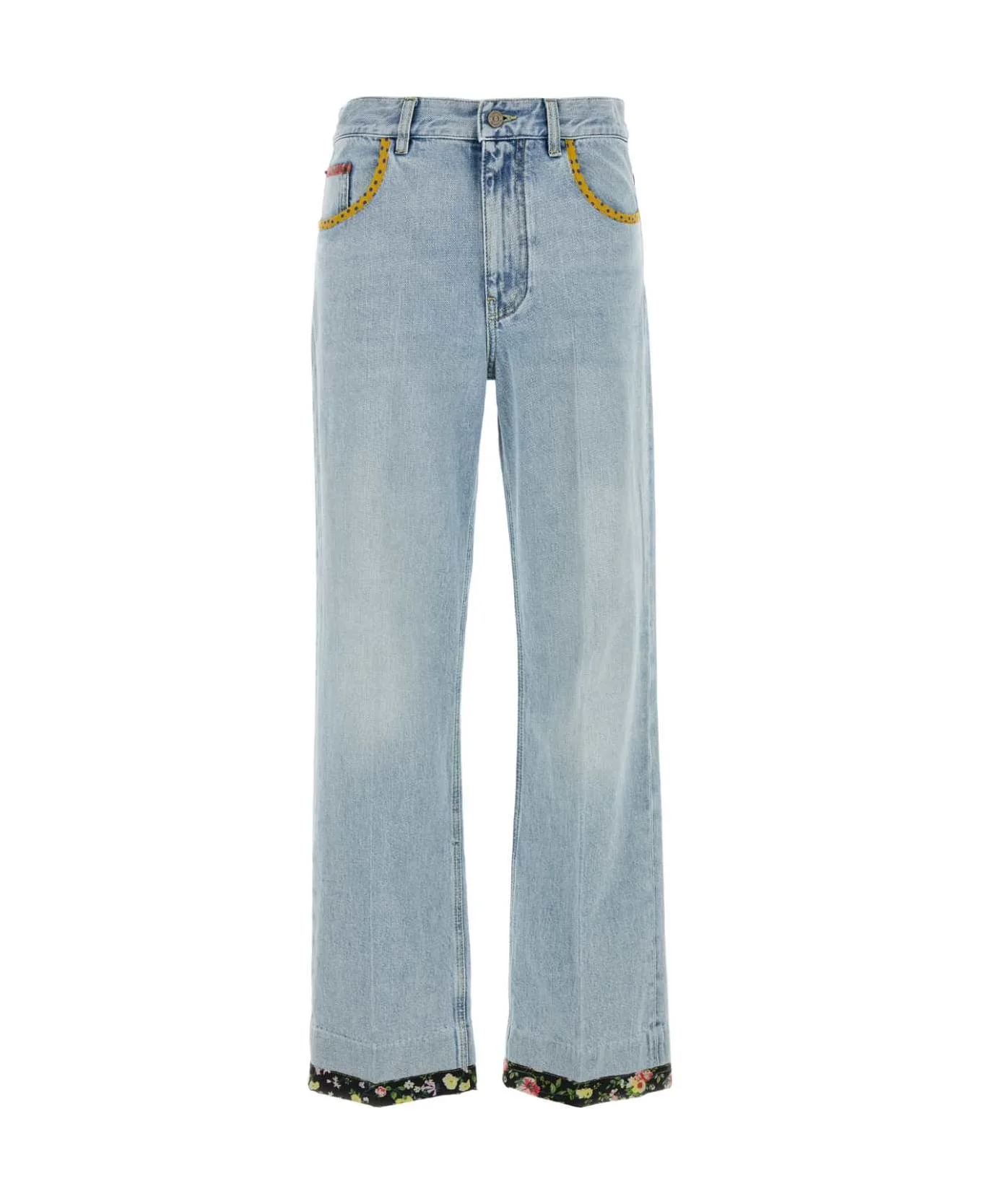 Floral Edge Jeans - 1