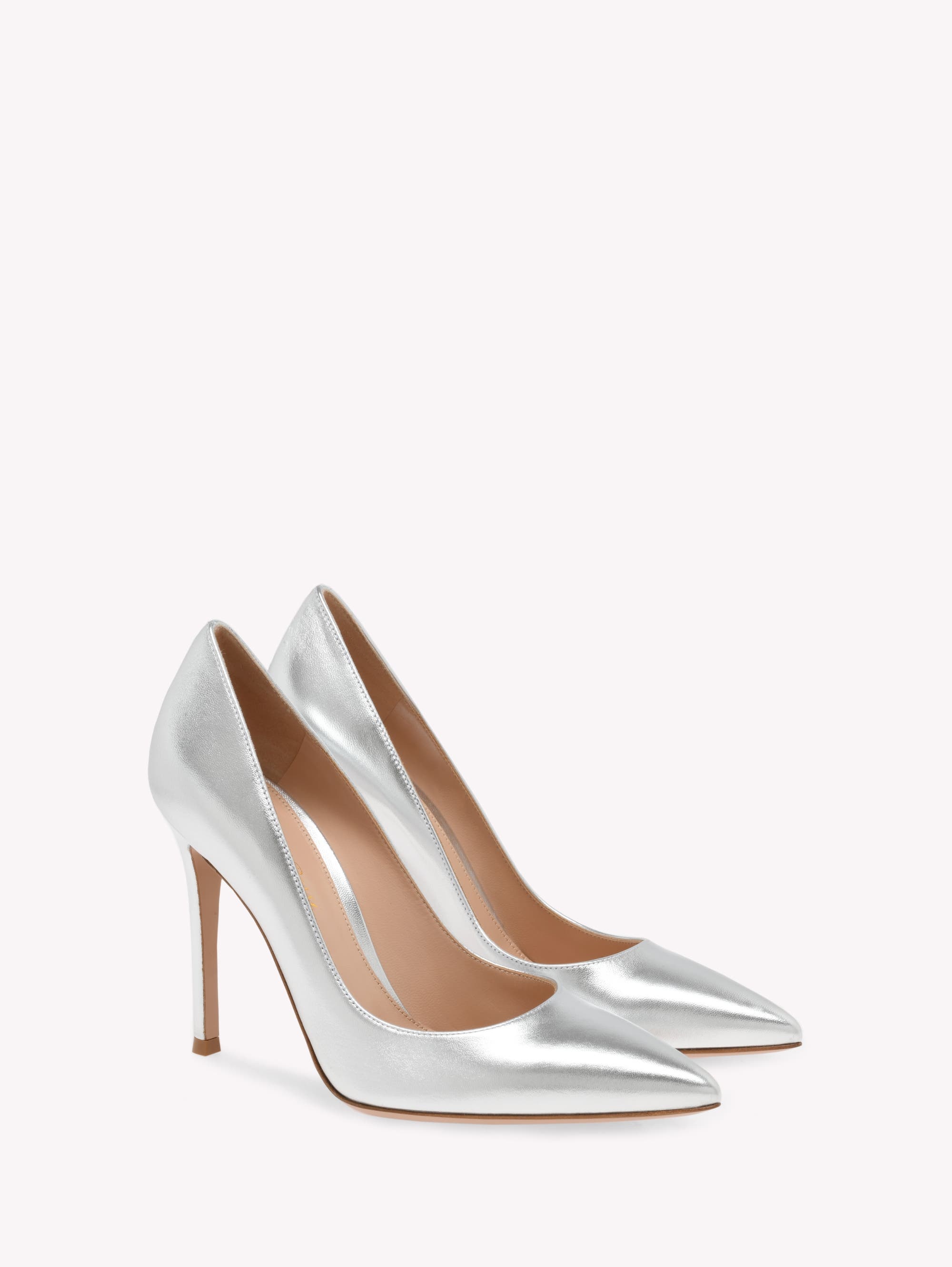 Gianvito Rossi Gianvito 105 Pumps in Metallic Silver at Nordstrom - 2