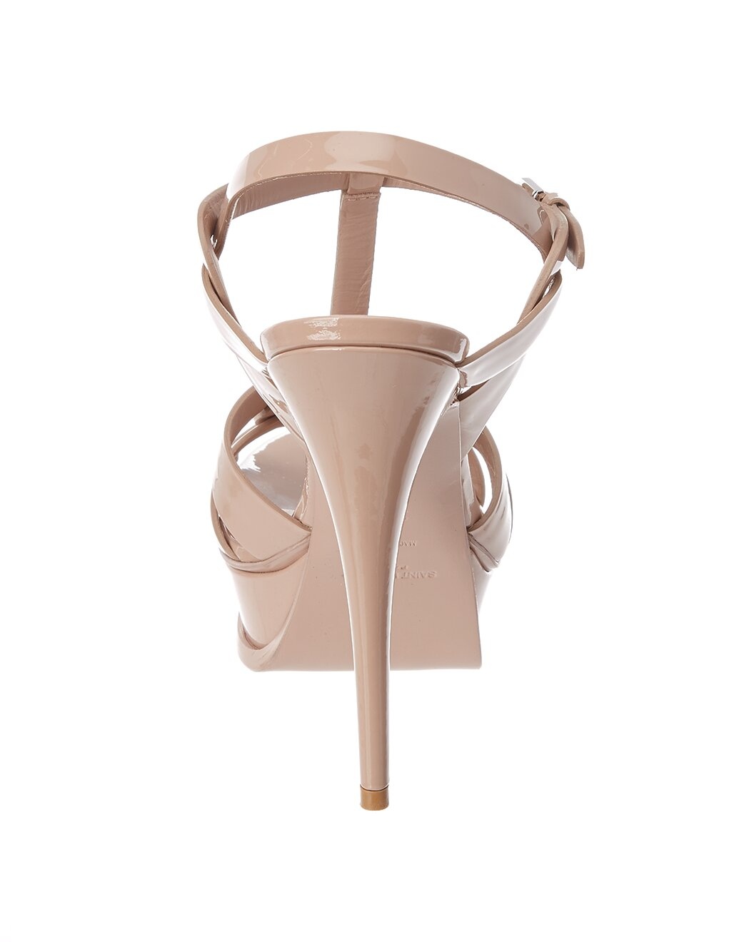 Saint Laurent Tribute 105 Patent Platform Sandal - 3