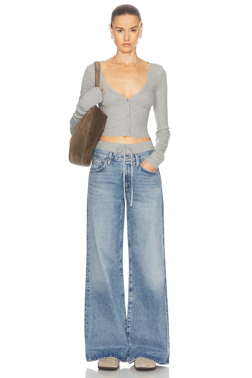 Clara Low Rise Baggy Flare - 5