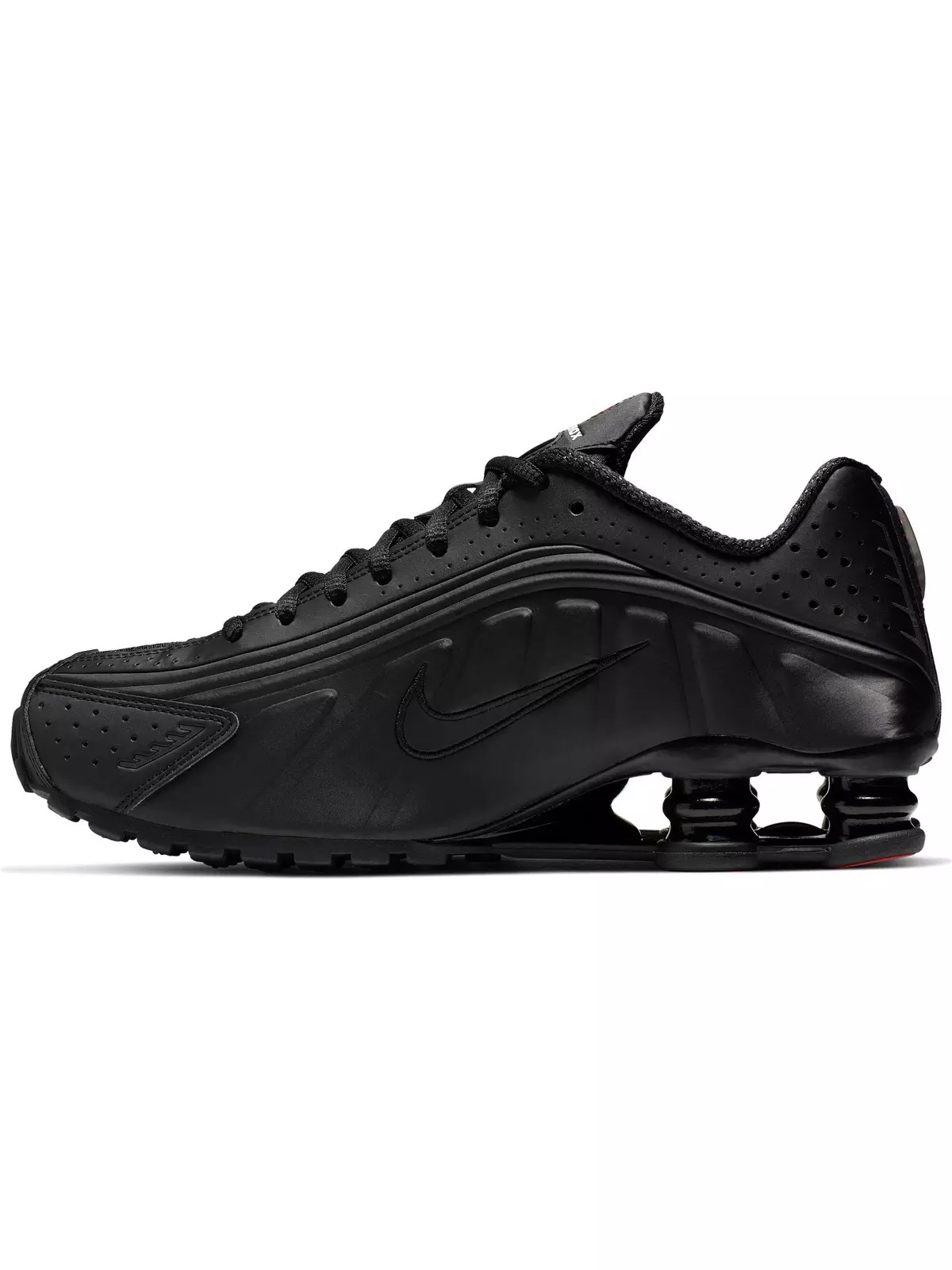 Shox R4 "Black/Max Orange" Women's Shoe - 7