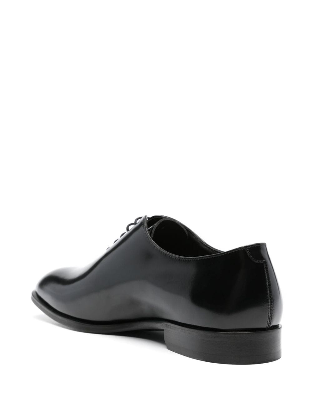 almond-toe leather oxford shoes - 3