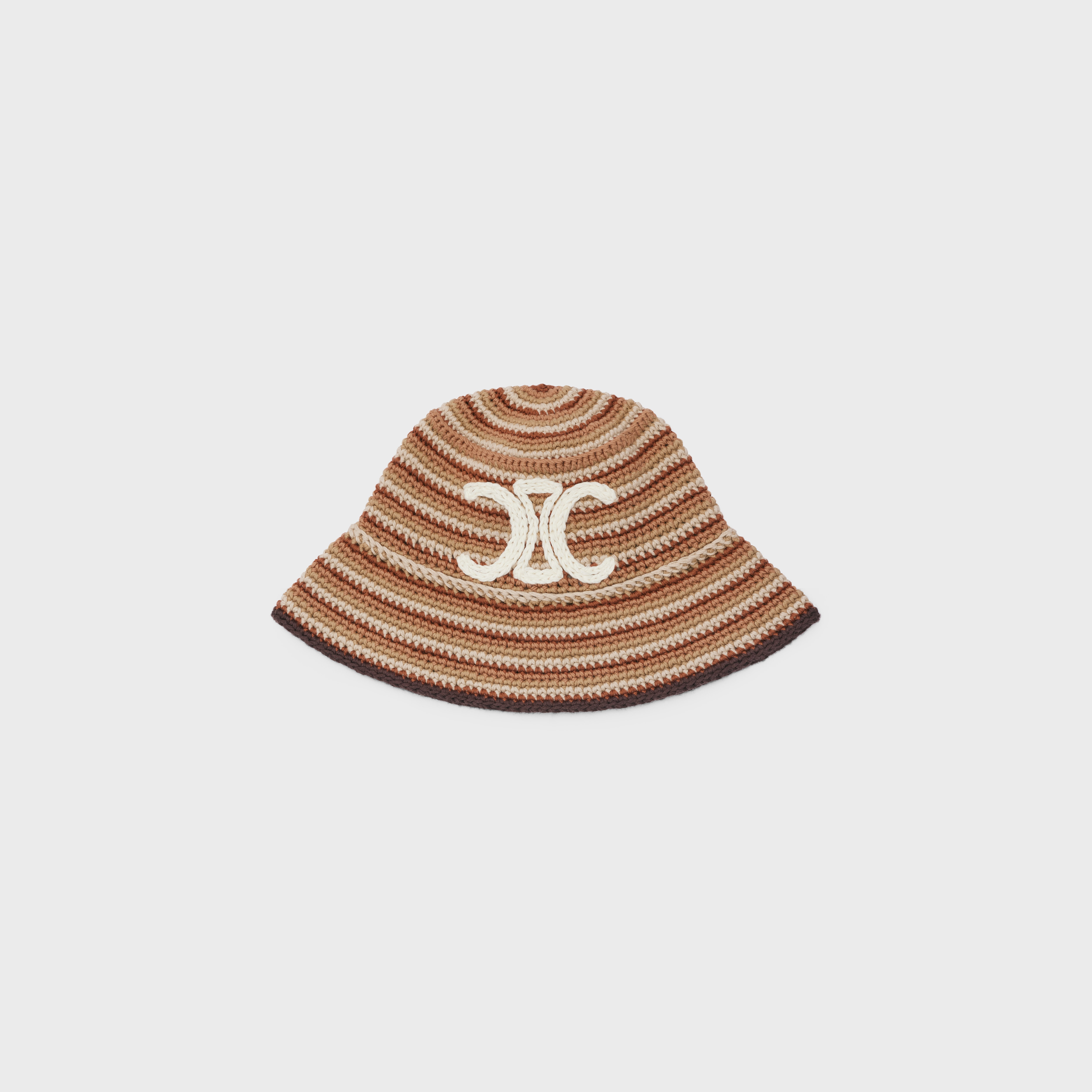 CROCHET COTTON TRIOMPHE BUCKET HAT - 1