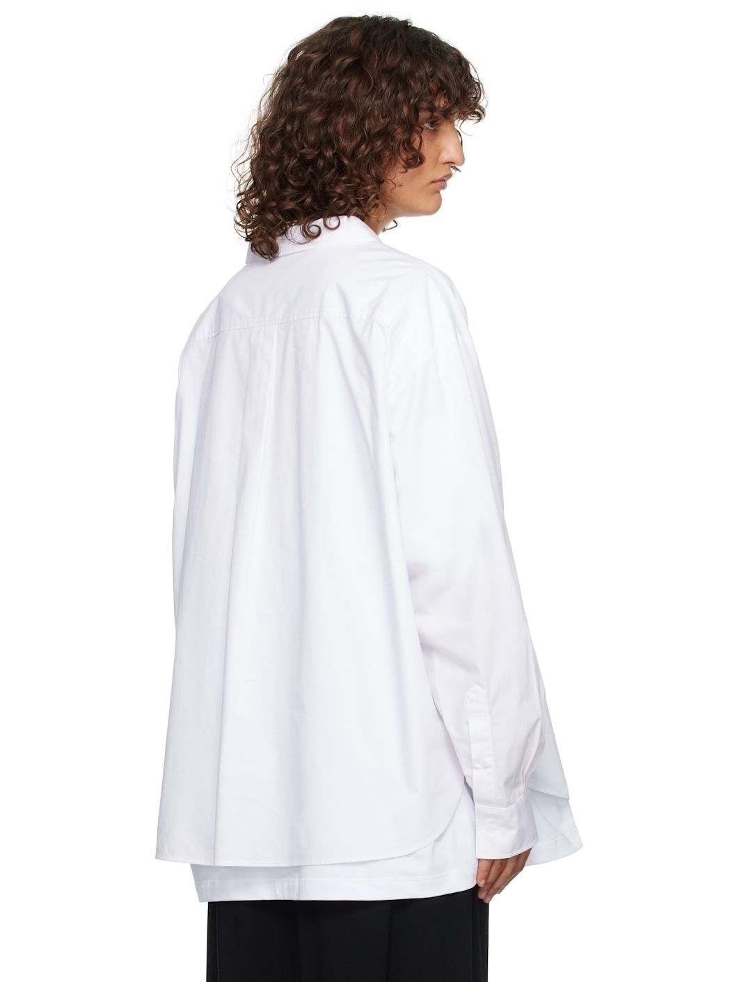 White Combi Shirt - 3