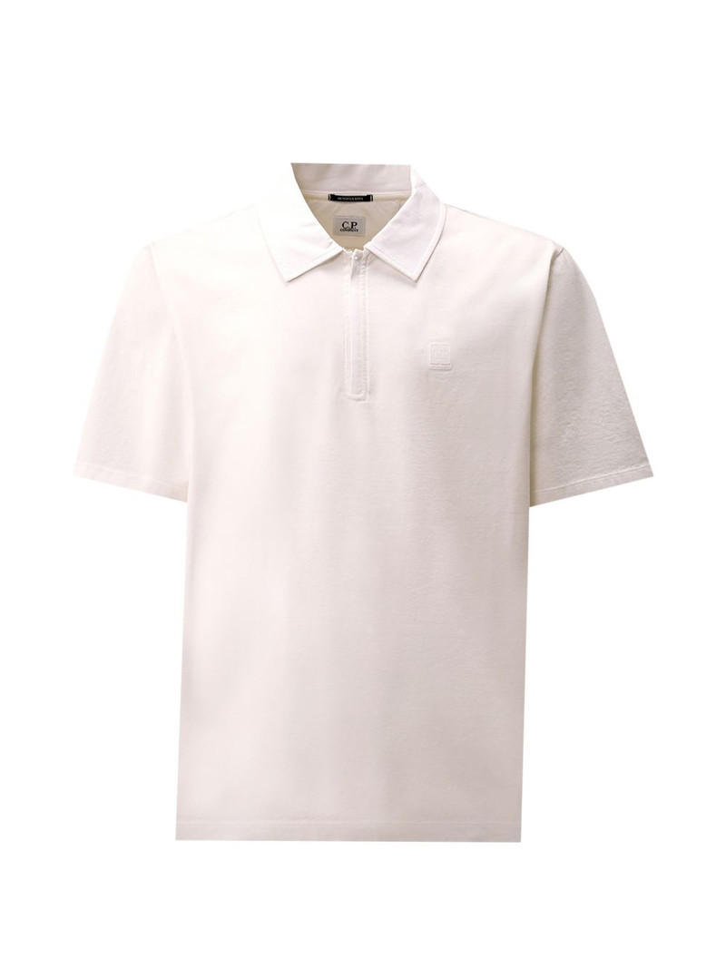 logo-embroidered polo shirt 1