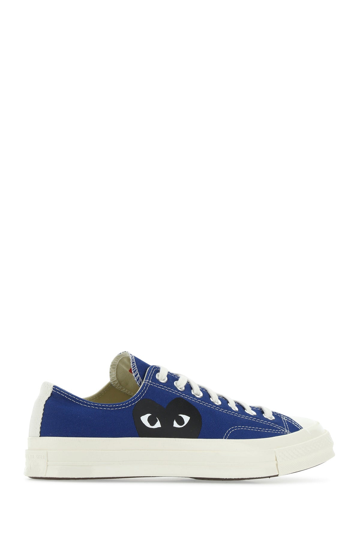 Blue canvas sneakers - 3