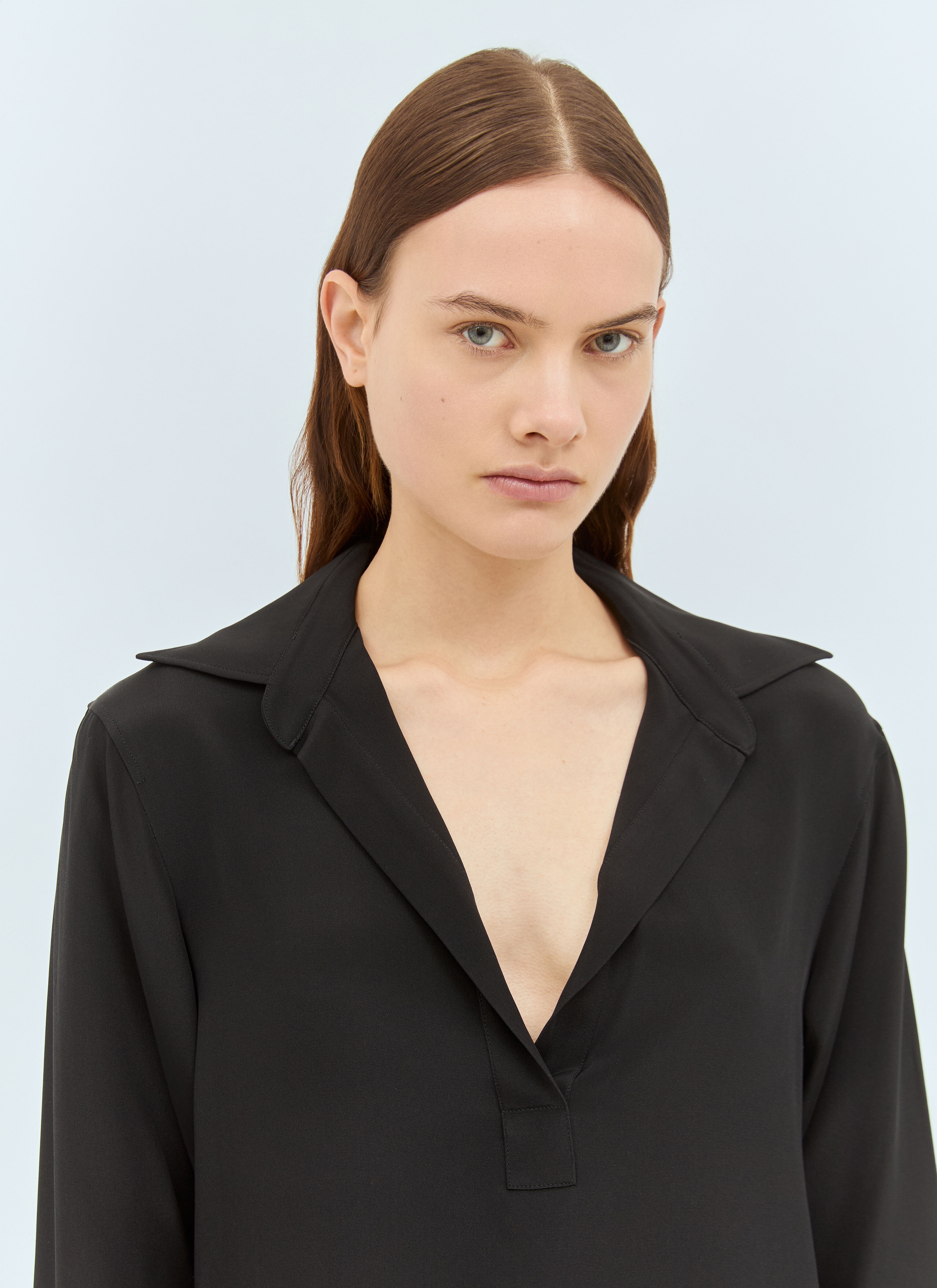 Silk Crêpe de Chine Shirt - 3