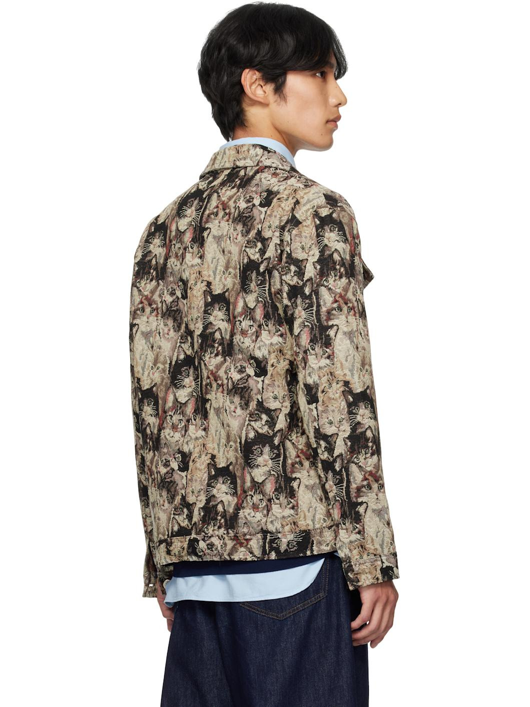 Multicolor N°08 Cat-Shirt Gobelin Jacket - 3