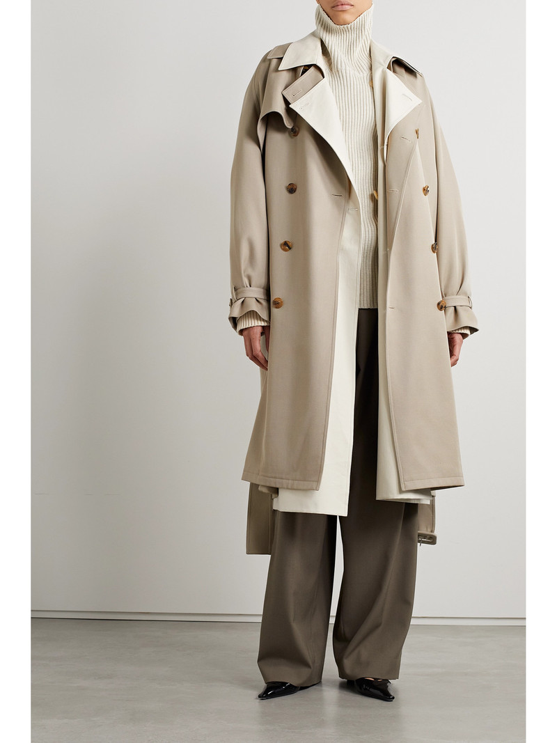 The Row June Belted Cotton-gabardine Trench Coat outlook